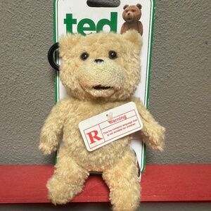 Commonwealth Talking Ted Bear Plush Key Chain NEW - NOT WORKING